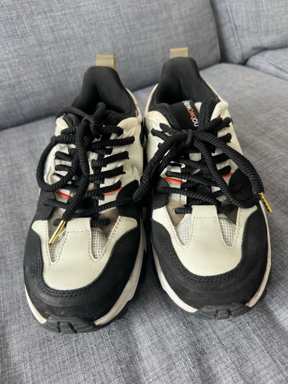 No Two Ways Mens Sneakers M1 Syzygy US Size 8 Black White